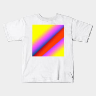 yellow pink red abstract texture background Kids T-Shirt